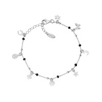 Bracciale Amen Donna Fortuna in Argento BRSMFOBN - BRSMFOBN